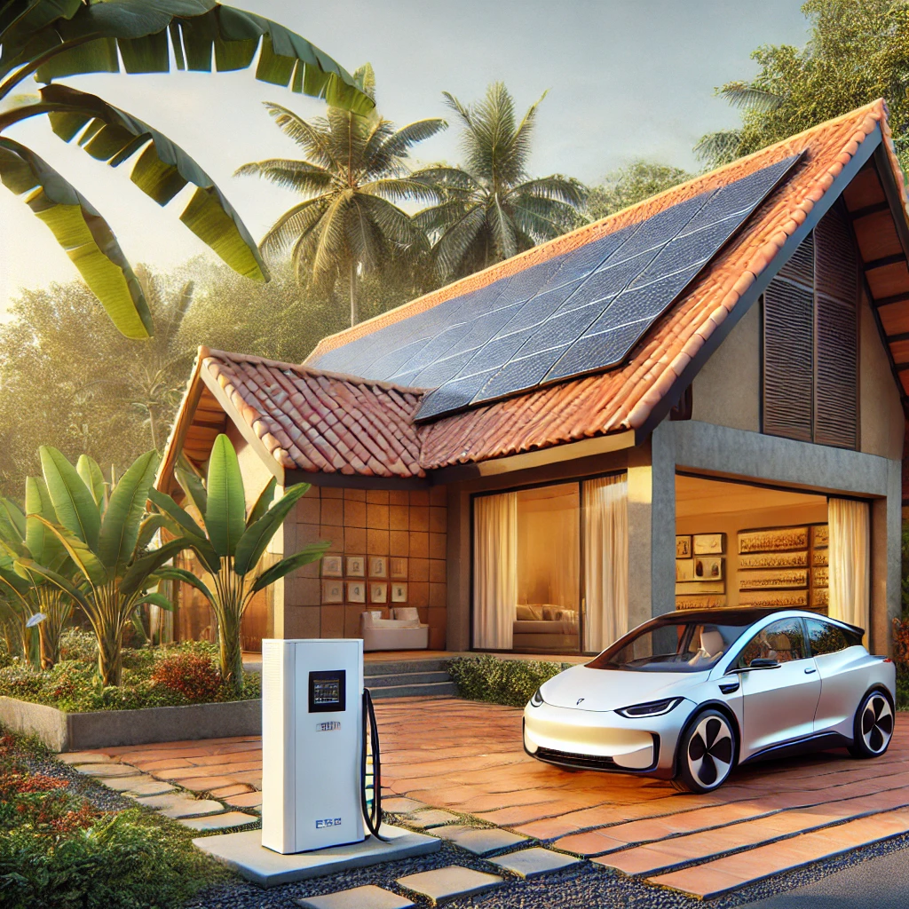 Solar Roof with Plants